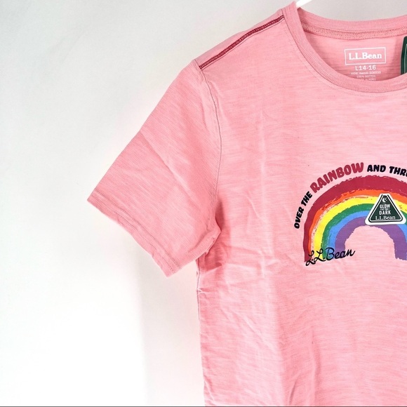 LL Bean Kids Glow-in-the-Dark Graphic Tee - L (14-16) - Picture 4 of 6